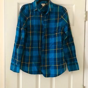Jcrew Blue Flannel